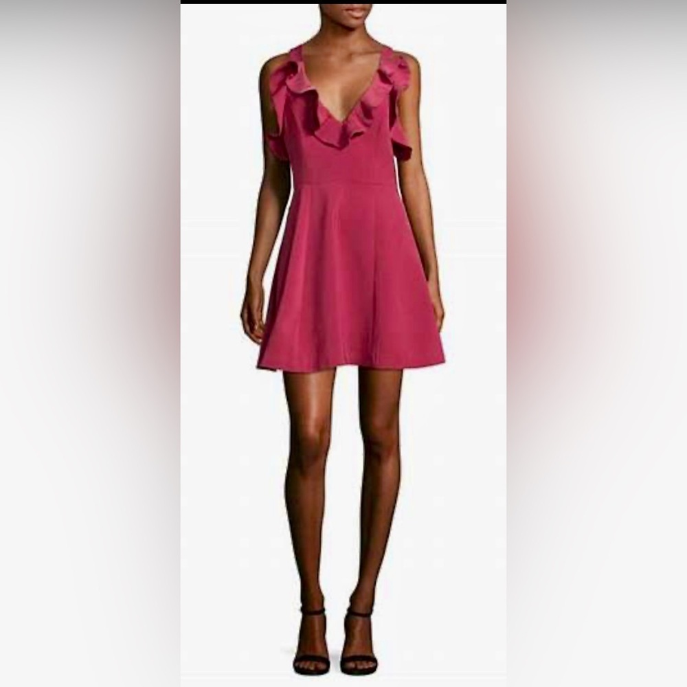 NWT $225: Keepsake the Label Serendipity Mini A-Line Dress in Marsala Size Small